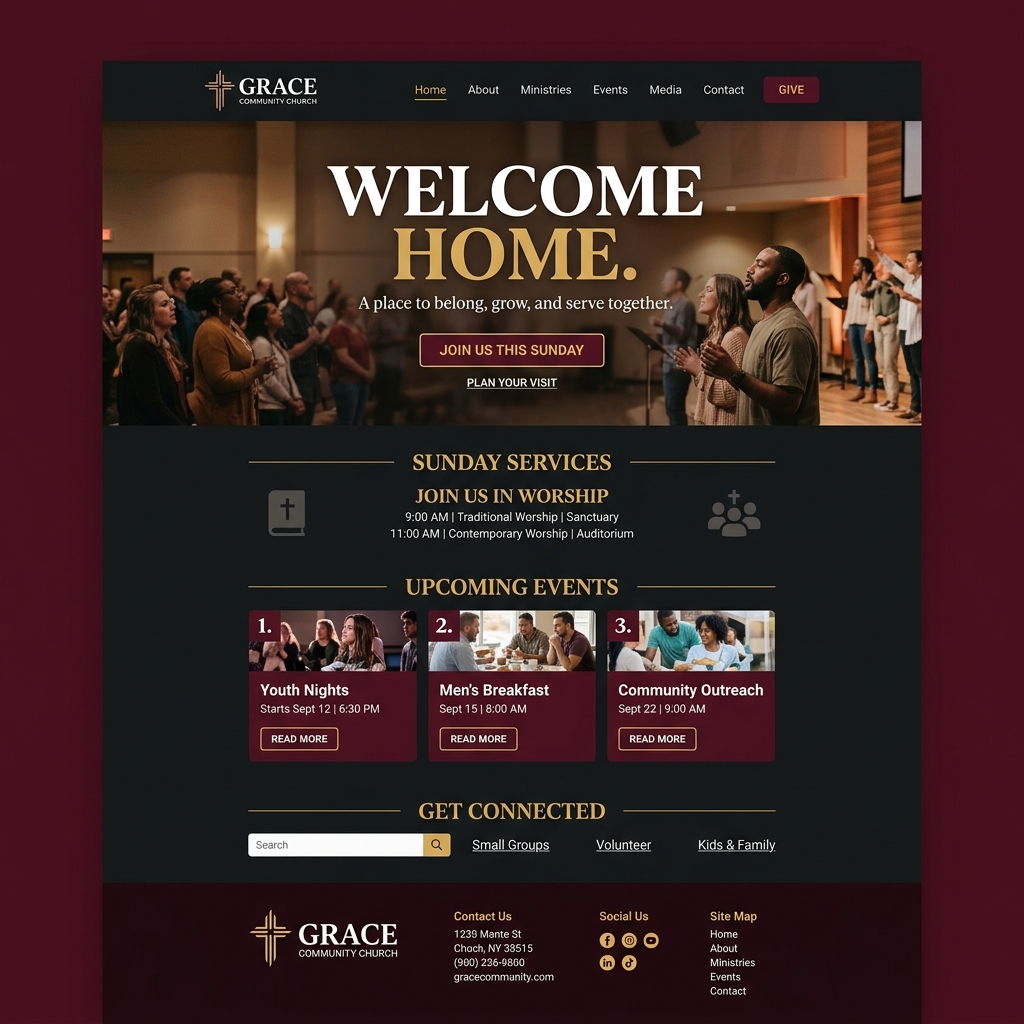 Church Website Template