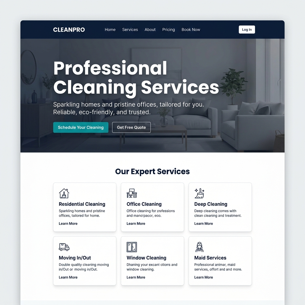 Cleaning Company Template