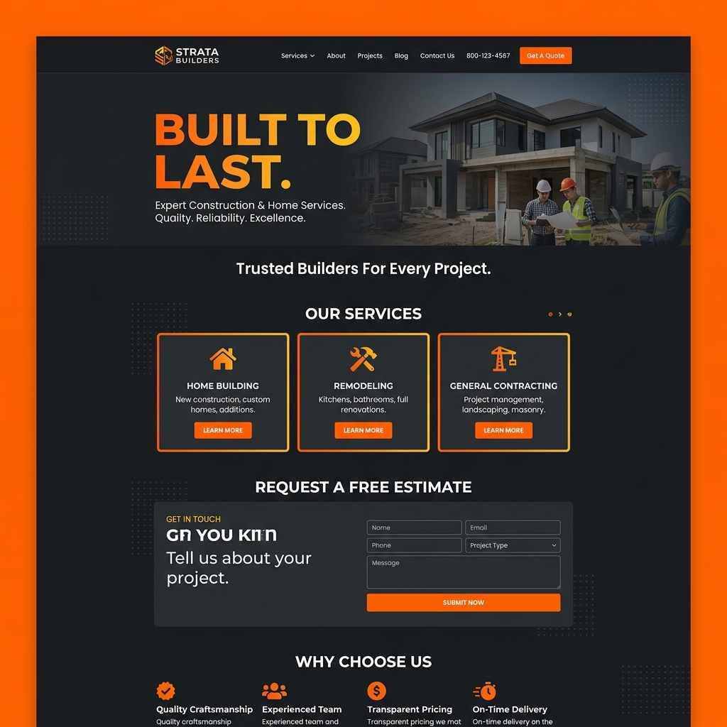Construction Company Template