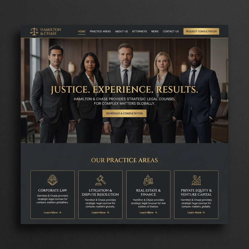 Law Firm Website Template