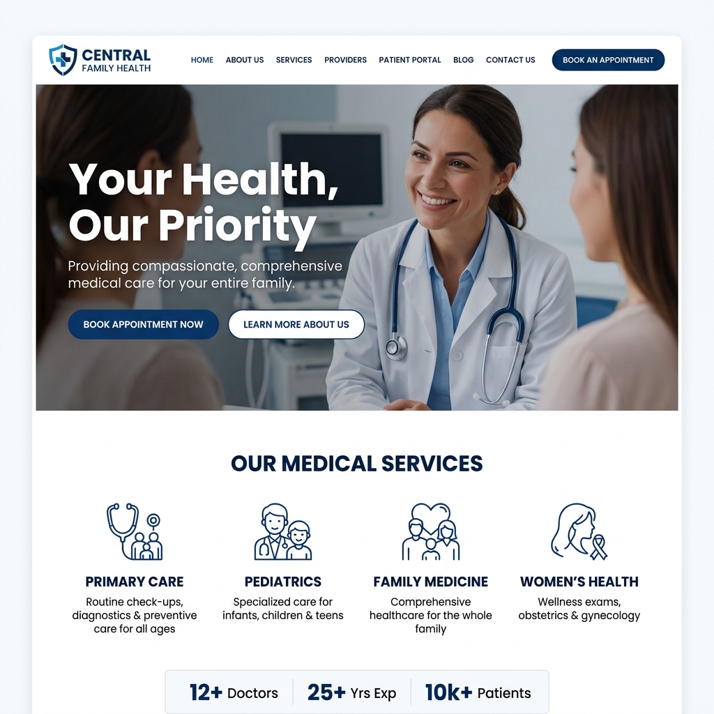 Medical Website Template