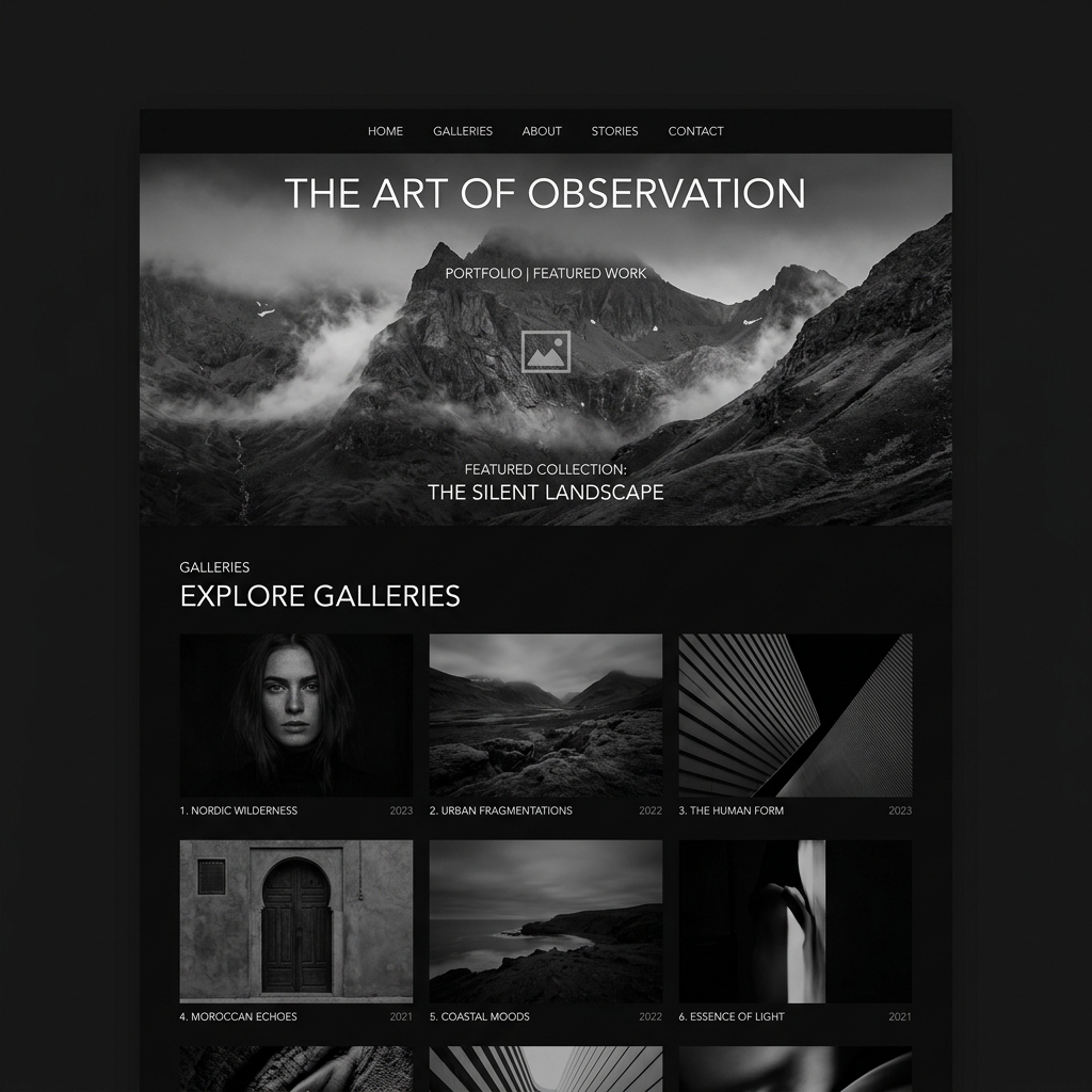 Photography Portfolio Template