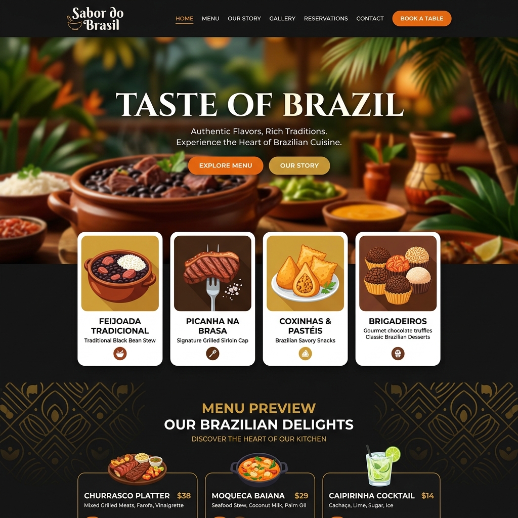 Restaurant Website Template